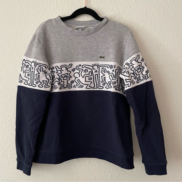 Lacoste x Keith Haring boy’s pullover sweatshirt, size 12 - Picture 1 of 7